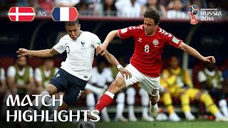 Denmark v France  2018 FIFA World Cup  Match Highlights [upl. by Annawahs]