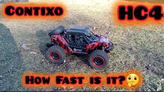 Contixo Dominator HC4 116 RC Truck  How Fast is it🤔 2s amp 3s Lipo [upl. by Kcam337]