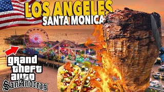 ich teste TACOS in LOS ANGELES und BESUCHE den SANTA MONICA PIER GTA in REAL LIFE [upl. by Cole]