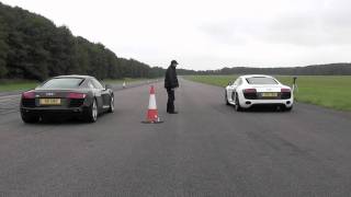 Audi R8 V8 vs Audi R8 V10 [upl. by Apollus377]