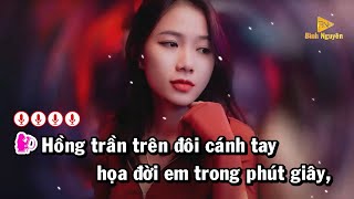 Sóng Gió  Karaoke Remix  Beat Chill  Tone Nữ  Karaoke Bình Nguyên [upl. by Armat98]