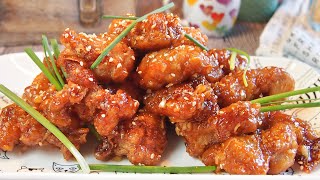 Super Easy Chinese Honey Chicken 蜜糖鸡 Orange Chicken amp Panda Express Inspired Chinese Food Recipe [upl. by Reg991]