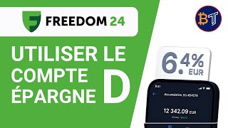 Le Meilleur Compte Épargne 2024  le Compte D Freedom24 [upl. by Nodgnal]