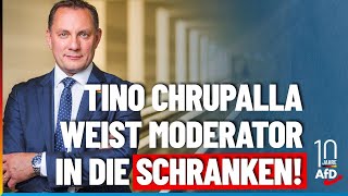 Interview im Deutschlandfunk Tino Chrupalla weist Moderator in die Schranken [upl. by Bornie]