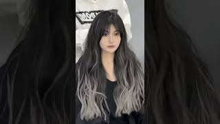 Ombre 1BTGrey Body Wave Feather Hair Extensions featherhairextensions featherextensions [upl. by Niliak922]