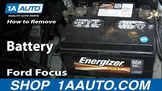 How to Replace Battery 0007 Ford Focus [upl. by Ericksen]