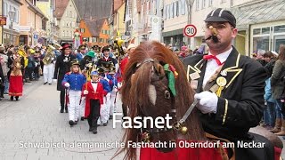 Fasnet  Schwäbisch alemannische Fasnacht in Oberndorf am Neckar [upl. by Eselrahc]