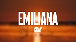 Emiliana  CKay Lyrics Video 💶 [upl. by Kling72]