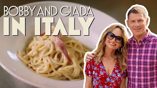 Bobby Flay Eats Pasta with Anchovy Butter in Rome  Bobby and Giada in Italy  discovery [upl. by Eustasius]