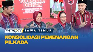 Tri Rismaharini Hadiri Rakersus Dan Konsolidasi Pemenangan Pilgub [upl. by Harvard33]