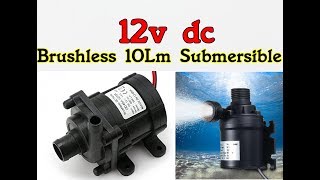 Mini submersible water pump 12v dc [upl. by Stone]