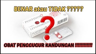 POSTINOR  2  OBAT PENGGUGUR KANDUNGAN  BENAR ATAU TIDAK NIH [upl. by Elysee63]