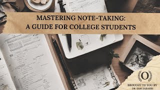 Mastering NoteTaking A Guide for College Students [upl. by Rollecnahc]