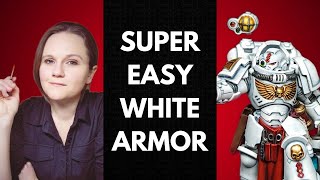 How to Paint Super Easy White Armor [upl. by Yemerej41]