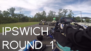 Ipswich Kart Club Round 1 2017  TAG 125 Light [upl. by Triley]