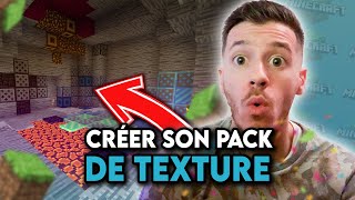 Comment CRÉER son PACK DE TEXTURE sur Minecraft tuto pack [upl. by Cathrin]