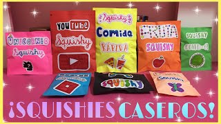 Abriendo BOLSITAS con SQUISHIES CASEROS 🌈✨ [upl. by Eidnarb]