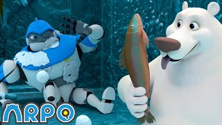 Winter Wonderland  ARPO The Robot  Funny Kids Cartoons  Kids TV Full Episodes [upl. by Eatnoj]