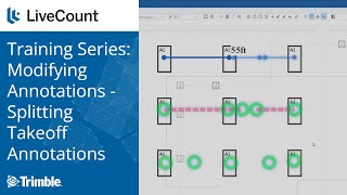 LiveCount Modifying Annotations  Splitting Takeoff Annotations [upl. by Curtis]