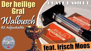 DER HEILIGE GRAL ║ Walbusch B5 Adjustable Rasierhobel  Nassrasur  GLATT  RASIERT [upl. by Halyk850]