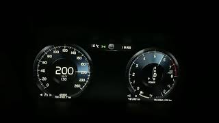 Volvo XC60 T8 407HP Hybrid Geartronic Inscription onboard acceleration 0220kmh 4K [upl. by Yrojram]