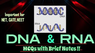 MCQ on DNA amp RNA [upl. by Ellenaej108]