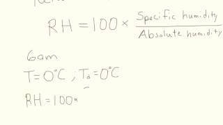 Geog 100 Calculating Relative Humidity [upl. by Smitt]