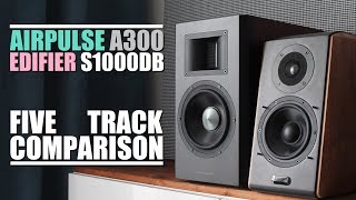 AirPulse A300 vs Edifier S1000DB  5 Track Comparison [upl. by Wing]