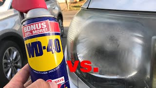 The TRUTH about WD 40 vs Headlights [upl. by Cataldo825]