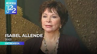 Entrevista a Isabel Allende sobre su libro quotEl Reino del Dragón de Oroquot 2003 [upl. by Dranel818]