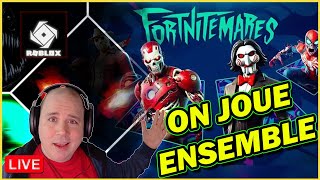 🔴LIVE  ON joue ensemble pour un TOP 1  Rejoignez nous sur Roblox puis Fortnite  Talk amp Play [upl. by Leonardi]