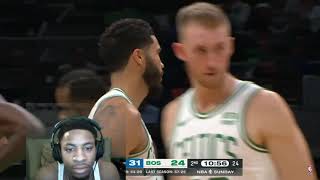 76ers vs Celtics Preseason Highlights Reaction [upl. by Battat696]