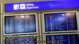 Airport Announcements 2017 [upl. by Saul]