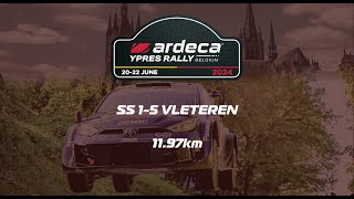 Ardeca Ypres Rally 2024  SS 15 Vleteren [upl. by Ecikram133]