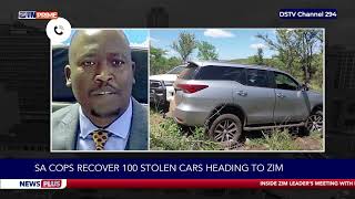 SA cops recover 100 stolen cars heading to Zim NewsPlus [upl. by Attecnoc510]