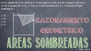 UdeA 31  Areas Sombreadas Razonamiento Geometrico [upl. by Danika]