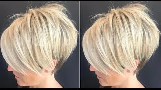 Short Layered Haircut✁ TUTORIAL step by step✧ [upl. by Brick]