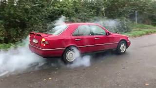 Mercedes Benz C180 W202 Burnout [upl. by Eniamrehs]