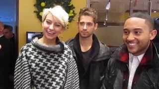 JeanLuc Bilodeau Chelsea Kane and Tahj Mowry at ABC Familys Winter Wonderland 2014 [upl. by Snej]