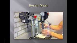 Instructie Boren met kolomboormachine [upl. by Anairam]