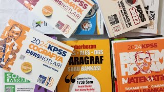 KPSS 2024 KAYNAK KİTAP ÖNERİLERİ [upl. by Paapanen]