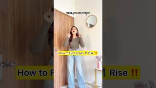 How to find jeans 👖 size youtubeshorts jeans howto fashion style fyi hacks [upl. by Petulah753]