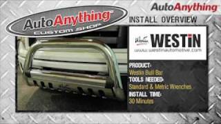 Install Westin Ultimate Bull Bar  AutoAnything HowTo [upl. by Yeniar]