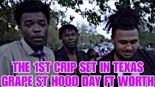 Hood Vlog 103 Day 🍇 Grape St Crips Ft Worth Texas [upl. by Xantha]