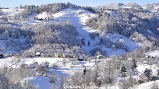 România Brașov  Munții Piatra Craiului ❄Iarna❄ și peisaje din zona Satului Măgura Bran 4K [upl. by Spracklen]