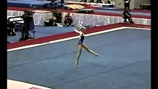 Nastia Liukin WOGA  2003 US Junior Nationals  Floor [upl. by Airb479]