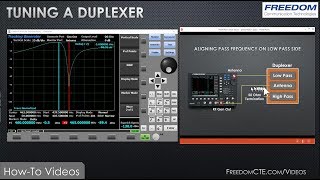 Duplexer Tuning with FREEDOM R8100 [upl. by Spoor]