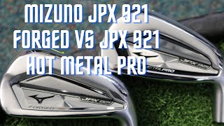 Mizuno JPX921 Forged vs JPX921 Pro with Andrew Ainsworth [upl. by Eelime]