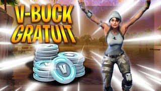 COMMENT AVOIR DES VBUCK GRATUITEMENT ET FACILEMENT FORTNITE BATTLE ROYALE [upl. by Yrmac]