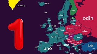 Comparison of European Languages NUMBERS [upl. by Radmen]